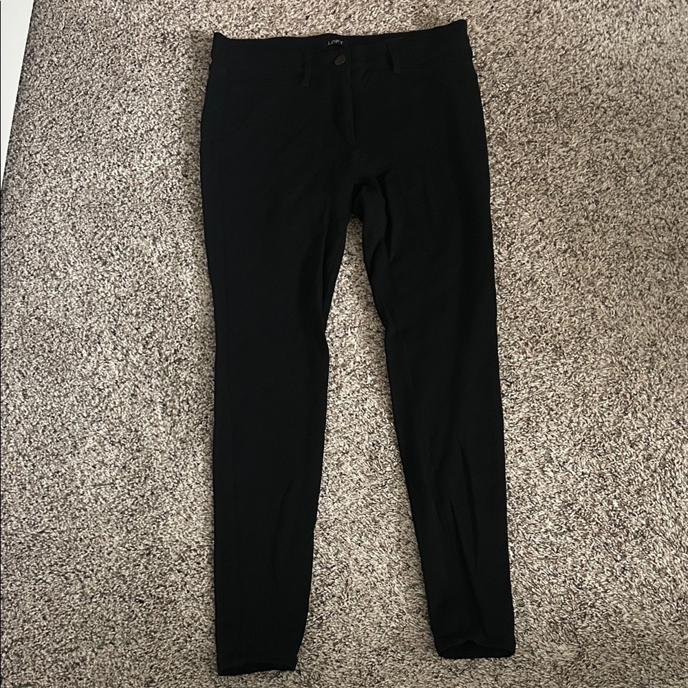 LOFT Women’s Black Skinny Dress Pants